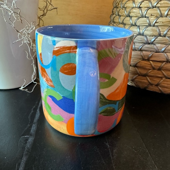 ANTHROPOLOGIE Multi-Colored Lottie Initial Monogram ‘C’ Mug - Picture 3 of 11